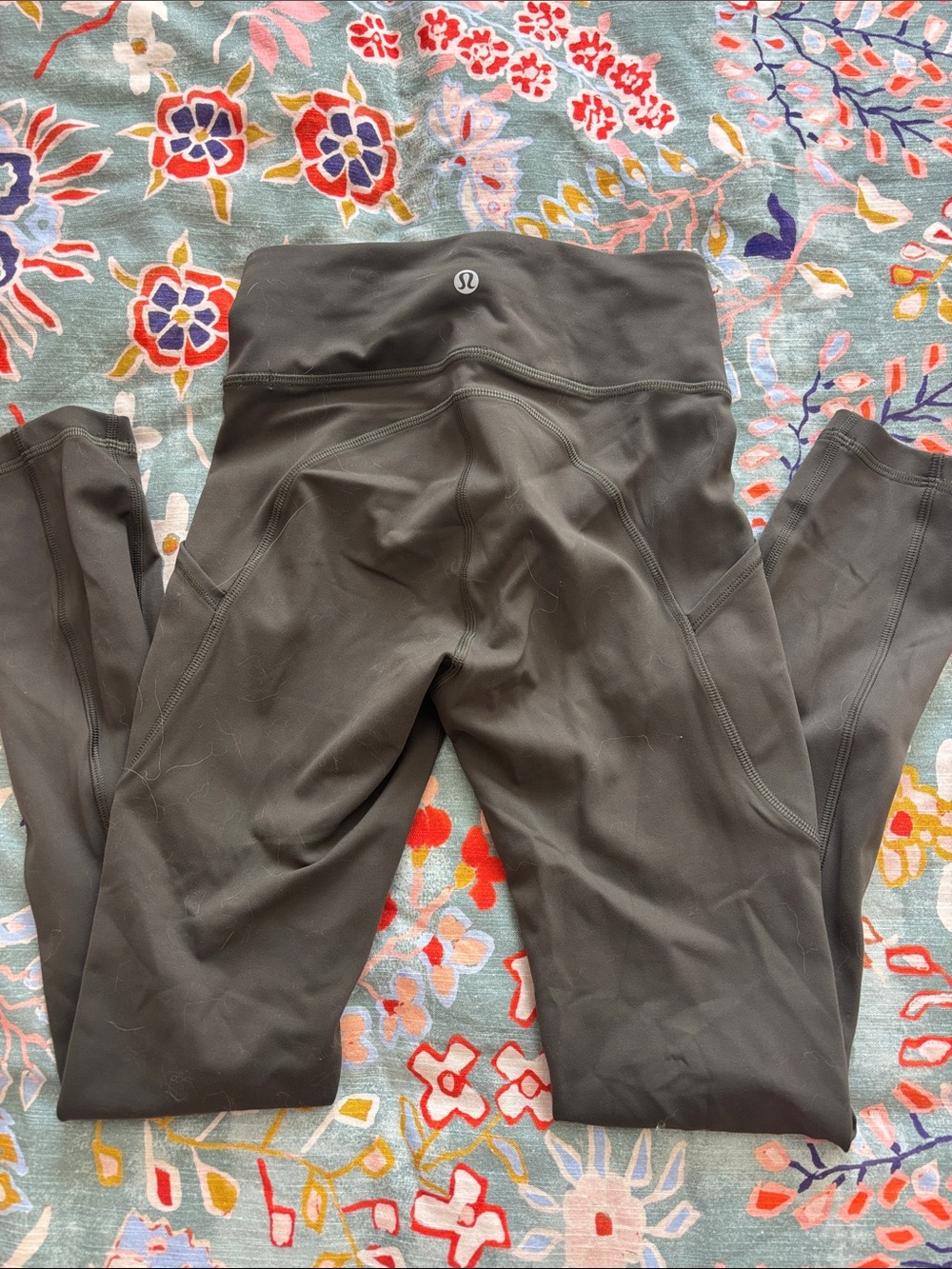 lululemon athletica High-Rise Leggings — Olive Green